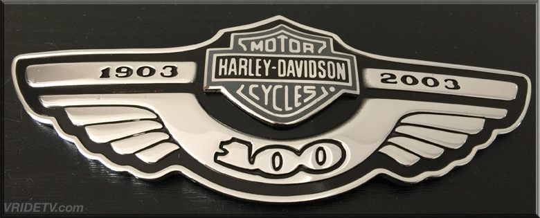 100 th anniversary harley davidson emblem for sale