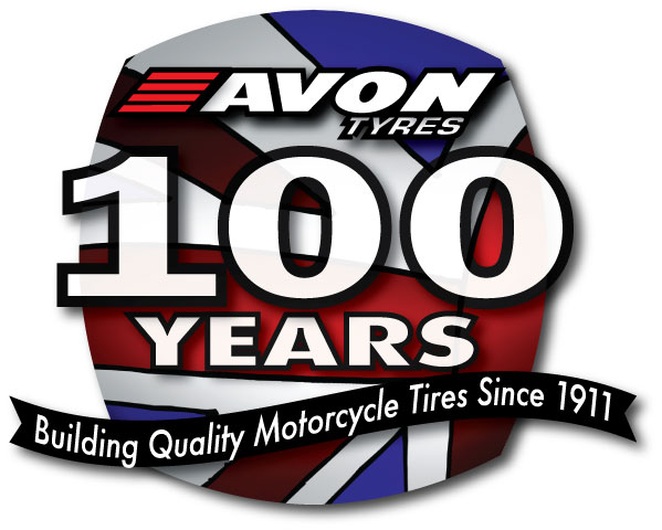 Avon motorcycle tyres 100th year Anniversary.