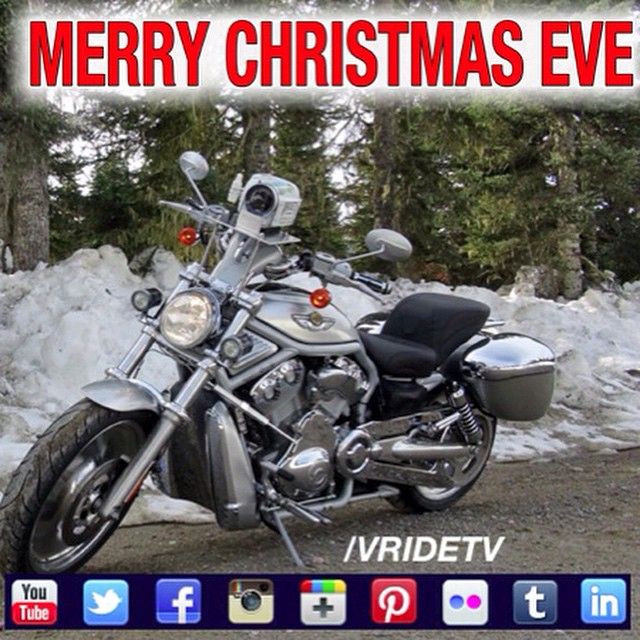 Christmas Eve harley davidson motorcycle ride