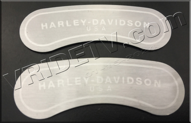 Harley Davidson brake caliper emblems 44338-00