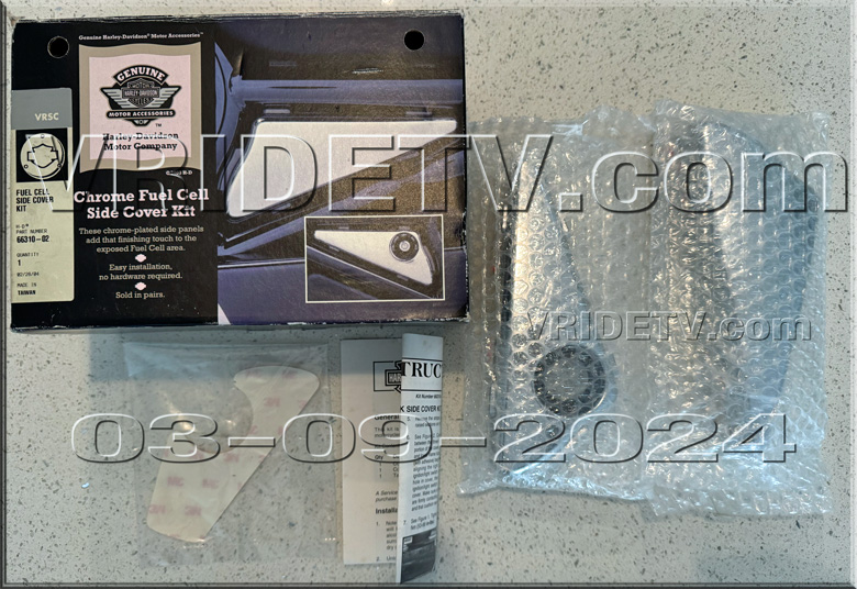 VROD chrome fuel_cell cover kit 66310-02