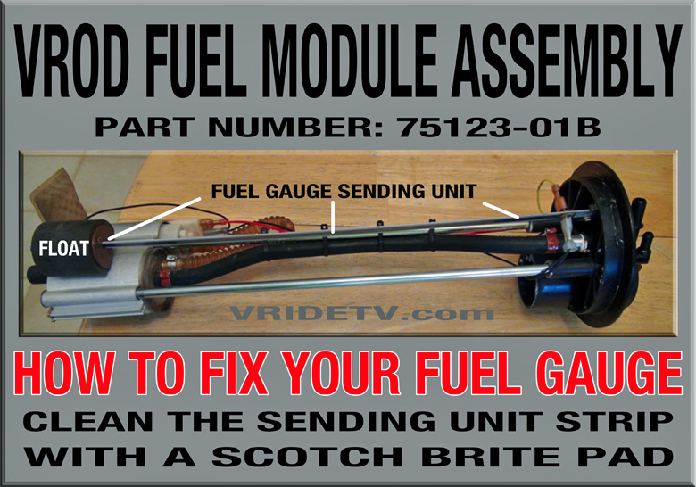 How to fix the vrod fuel gauge