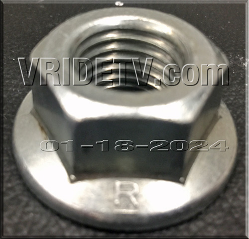 VROD VROD rear axle flanged nut. 7437M