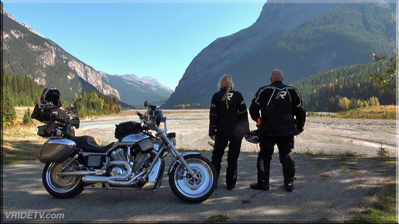 motorcycle riders in the rockies