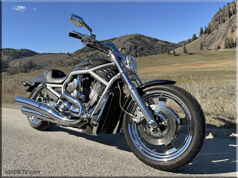 Custom carbon fiber Harley davidson vrod for sale.