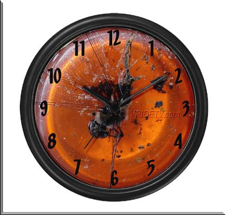 Dragonfly splat. Best biker wall clock ever. vridetv.com