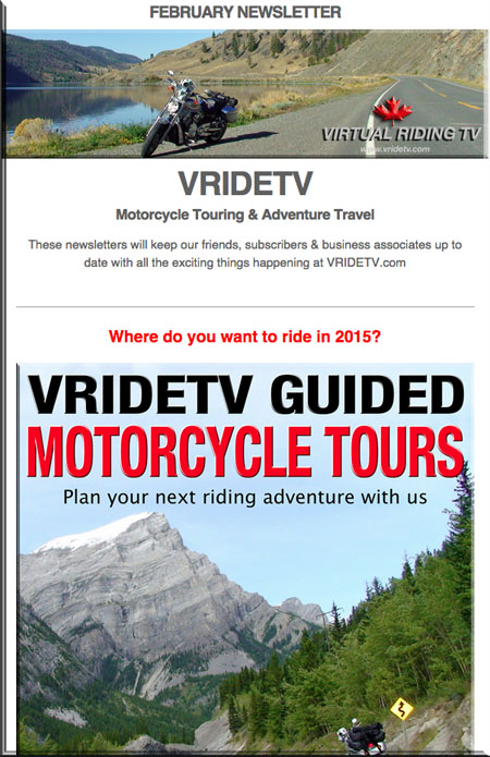 VRIDETV February Newsletter