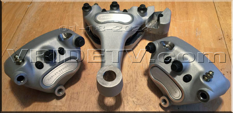 harley davidson VROD front and rear brake calipers
