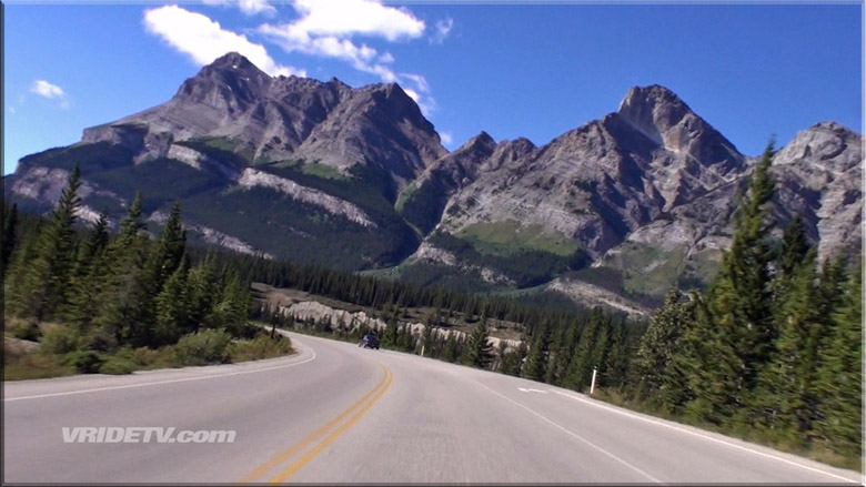 icefields parkway motorcycle ride VRIDETVcom