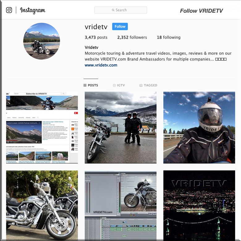 BEST motorcycle travel on Instagram
