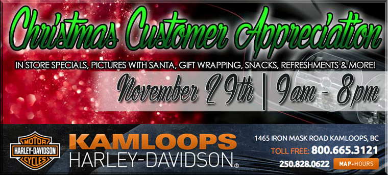 Kamloops Harley Davidson Christmas Customer Appreciation Party