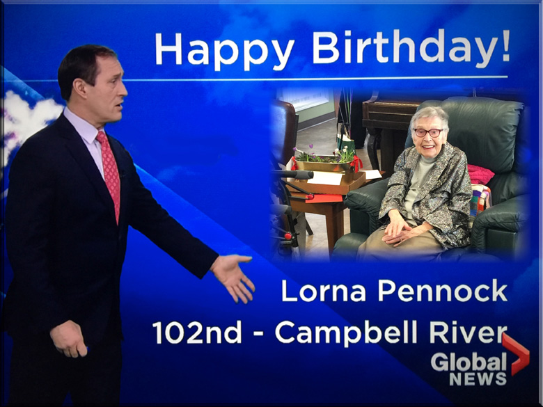 Lorna Pennock 102nd Birthday