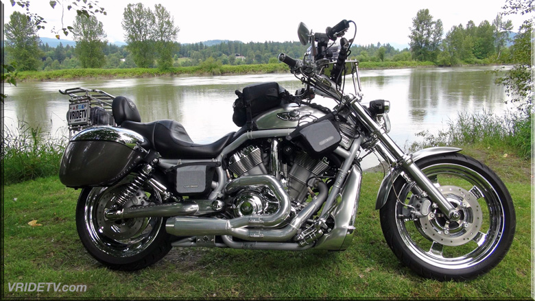 Harley Davidson at the Fraser River