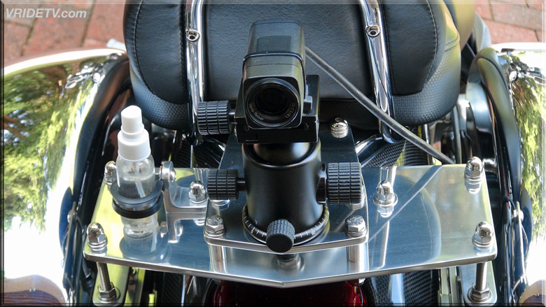 motorcycle rear video camera mount