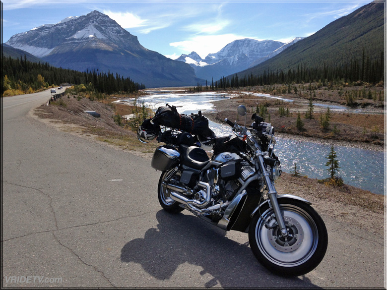 motorcycle rocky mountains