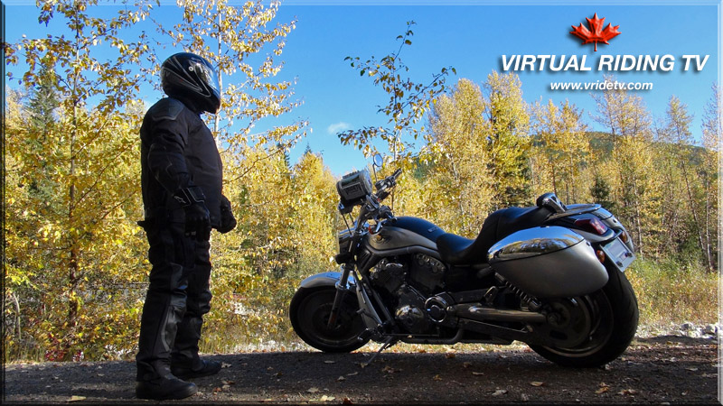 motorcycle touring in Fall VRIDETVcom