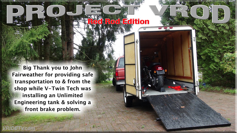 Motorcycle trailer service
