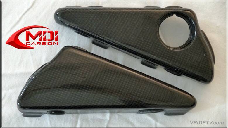VROD Carbon fiber fuel cell side covers