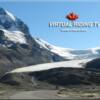 The Athabasca Glacier at the Columbia Icefield in Jasper National Park.