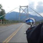 Diane shot this pic as we approached the Revelstoke Bridge "Big Eddy"