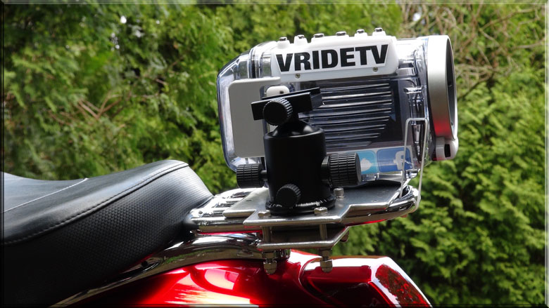 rear camera mount for motorcycle