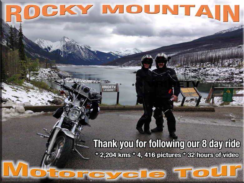 Rocky mountain motorcycle ride