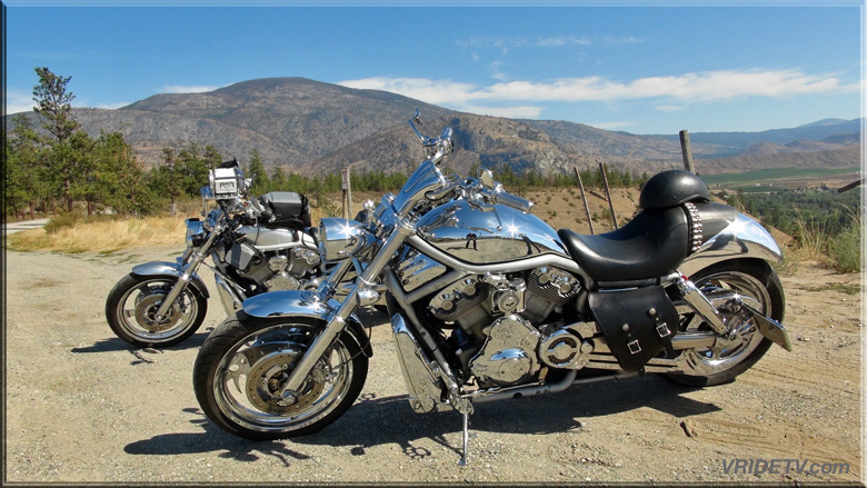 two vrods in the mountains