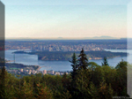 Vancouver British Columbia  as seen from the Cypress Mountain point of interest. watch this HD video at vridetv.com