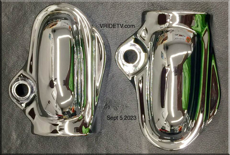 vrod chrome rear axle covers 45621-02