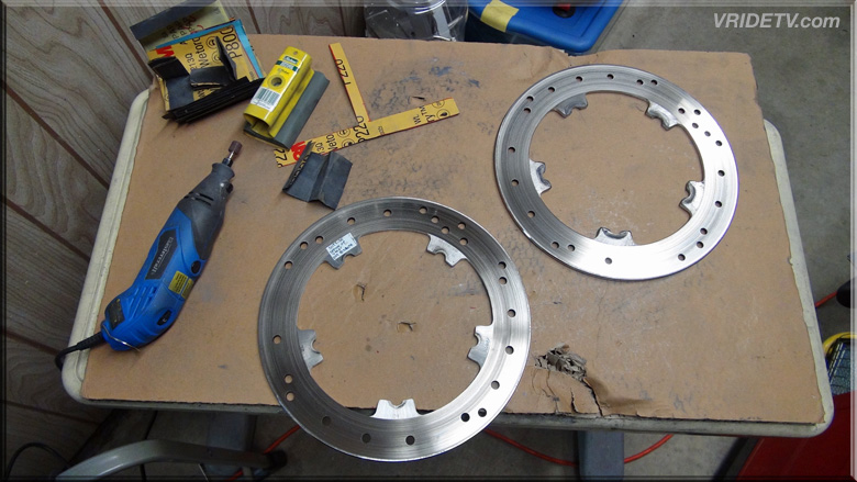 vrod front brake disc rotors