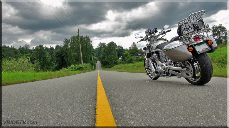 Harley Davidson Vrod on road