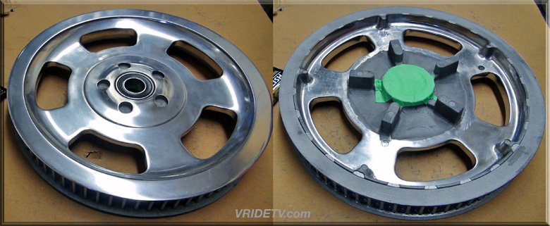 vrod pulley front and back views