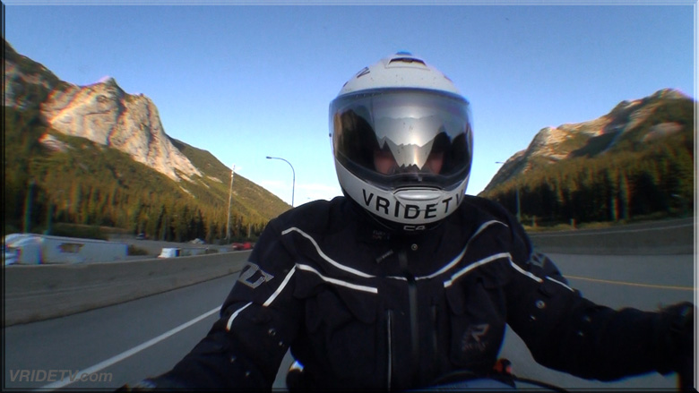 motorcycle riding on the coquihalla highway