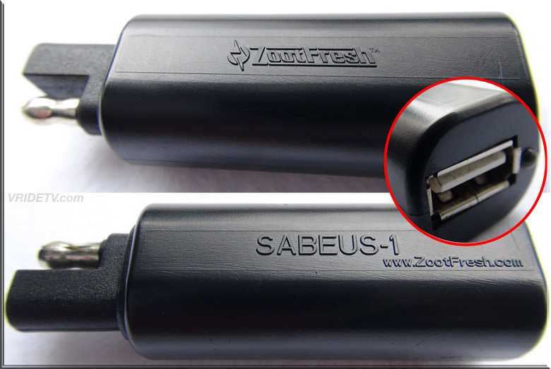 zootfresh usb charger for motorcycles